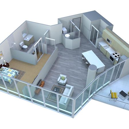 Placemakr Premier Sobro Nashville Exteriör bild 3D floor plan